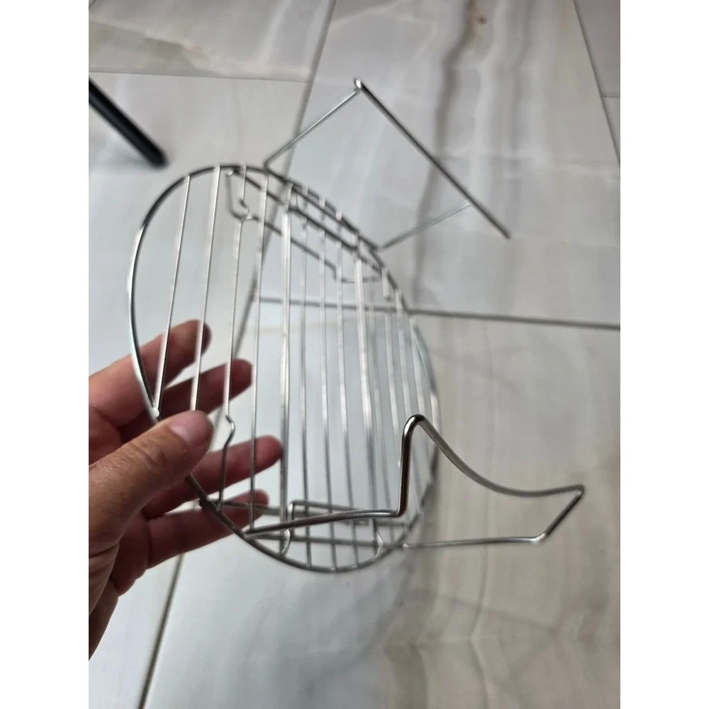Ninja Stainless Steel Wire Steaming Rack‎ Collapsible Handles 8 Inch F2